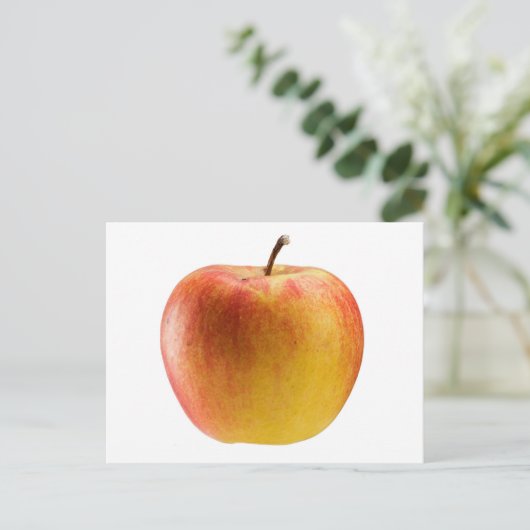 Carte Postale Pomme multicolore (Debout devant)