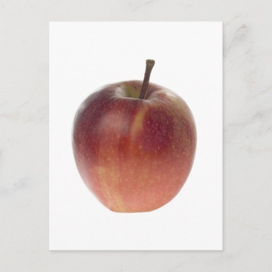 Carte Postale Pomme rouge unique (Devant)