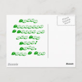 Carte Postale pommes (Dos)