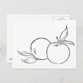 Carte Postale Pommes (Devant / Derrière)