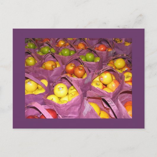 Carte Postale Pommes (Devant)