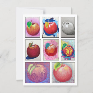 Carte postale Pommes