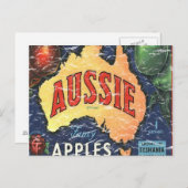 Carte Postale Pommes australes en détresse (Devant / Derrière)