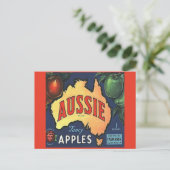 Carte Postale Pommes australiennes (Debout devant)