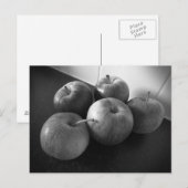 Carte Postale Pommes dans la cuisine (Devant / Derrière)