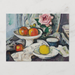 Carte Postale Pommes dans une cuvette blanche George Leslie Hu