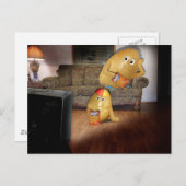 Carte Postale Pommes de terre de canapé Père & Fils (Devant / Derrière)