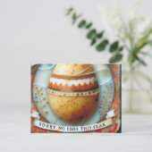 Carte Postale Pommes de terre de Pâques Désolé Pas D'Oeufs Cette (Debout devant)