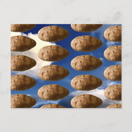 Carte Postale Pommes de terre volantes Space Potato (Devant)