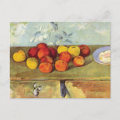 Carte Postale Pommes et biscuits Vie morte Paul Cezanne (Devant)