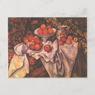 Carte Postale Pommes et Oranges par Paul Cezanne (1839-1906)