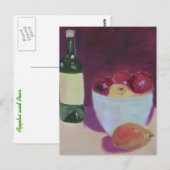 Carte Postale "Pommes et oreilles" (Devant / Derrière)