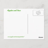 Carte Postale "Pommes et oreilles" (Dos)