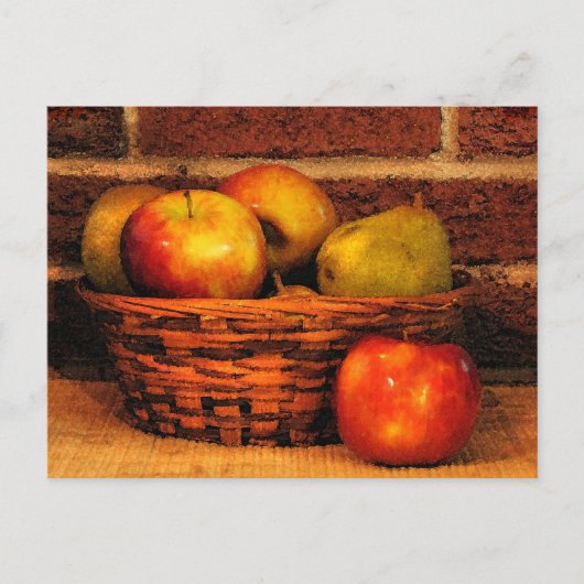 Carte Postale Pommes et poires (Devant)
