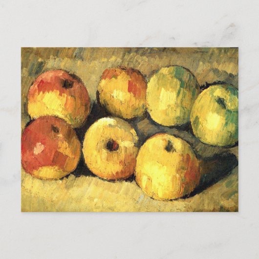 Carte Postale Pommes Impressionnisme Vintage Cezanne (Devant)