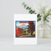 Carte Postale Pommes Portland Orégon de montagne (Debout devant)