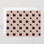 Carte Postale Pommes rouges (Devant / Derrière)