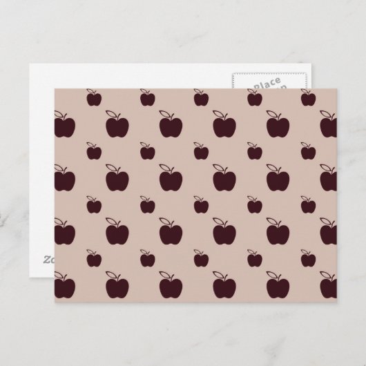 Carte Postale Pommes rouges (Devant / Derrière)