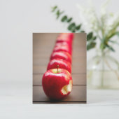 Carte Postale Pommes rouges (Debout devant)