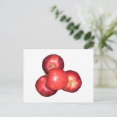 Carte Postale Pommes rouges sucrées et crêpes - Impression de fr (Debout devant)