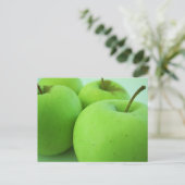 Carte postale Pommes vertes (Debout devant)