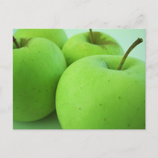 Carte postale Pommes vertes (Devant)