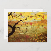 Carte Postale Pommier aux fruits rouges (Devant / Derrière)