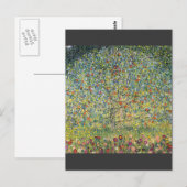 Carte Postale Pommier par Gustav Klimt (Devant / Derrière)