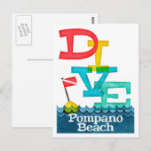 Carte Postale Pompano Beach Dive (Devant / Derrière)