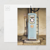 Carte Postale pompe à essence (Devant / Derrière)