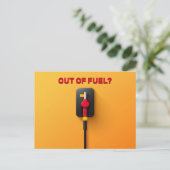 Carte Postale Pompe à gaz (Debout devant)