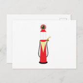 Carte Postale Pompe à gaz (Devant / Derrière)