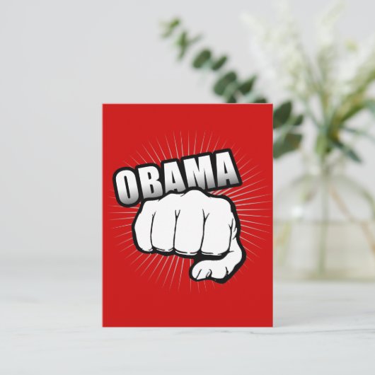 Carte Postale Pompe Obama (Debout devant)