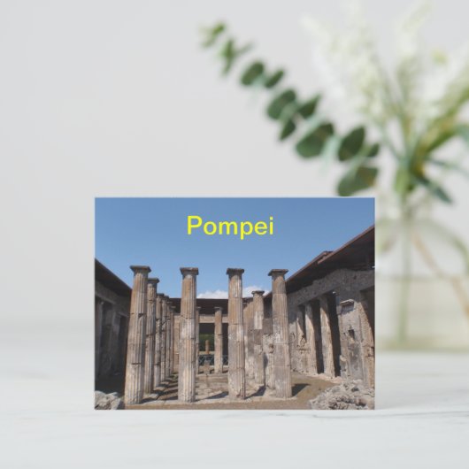 Carte postale Pompei (Debout devant)