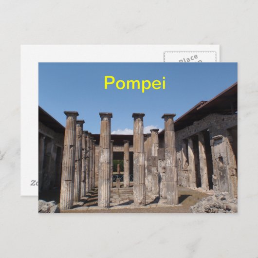 Carte postale Pompei (Devant / Derrière)