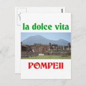 Carte Postale Pompéi Italie (Devant / Derrière)