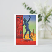 Carte Postale Pompéi Sculptures et Art, Naples, Italie (Debout devant)