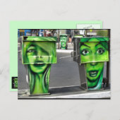 Carte Postale Pompes à gaz (Devant / Derrière)