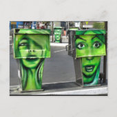 Carte Postale Pompes à gaz (Devant)