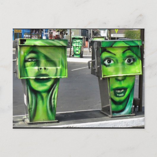 Carte Postale Pompes à gaz (Devant)