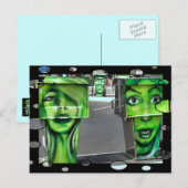 Carte Postale Pompes à gaz (Devant / Derrière)