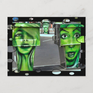 Carte Postale Pompes à gaz