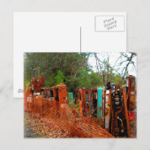 Carte Postale Pompes à gaz vintages de décharge (Devant / Derrière)