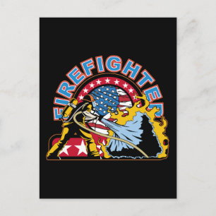 Carte Postale Pompier