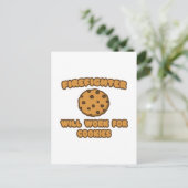 Carte Postale Pompier .. Fonctionnera pour les cookies (Debout devant)
