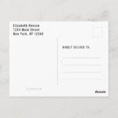 Carte Postale Pompier Mince Red Line American Flag Retraite (Dos)