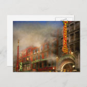 Carte Postale Pompier - Vente de feu aujourd'hui seulement 1916 (Devant / Derrière)