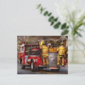 Carte Postale Pompiers - Metuchen Fire Department (Debout devant)