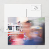 Carte Postale Pompiers New York (Devant / Derrière)