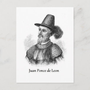 Carte Postale Ponce de Leon et la Fontaine de la Jeunesse